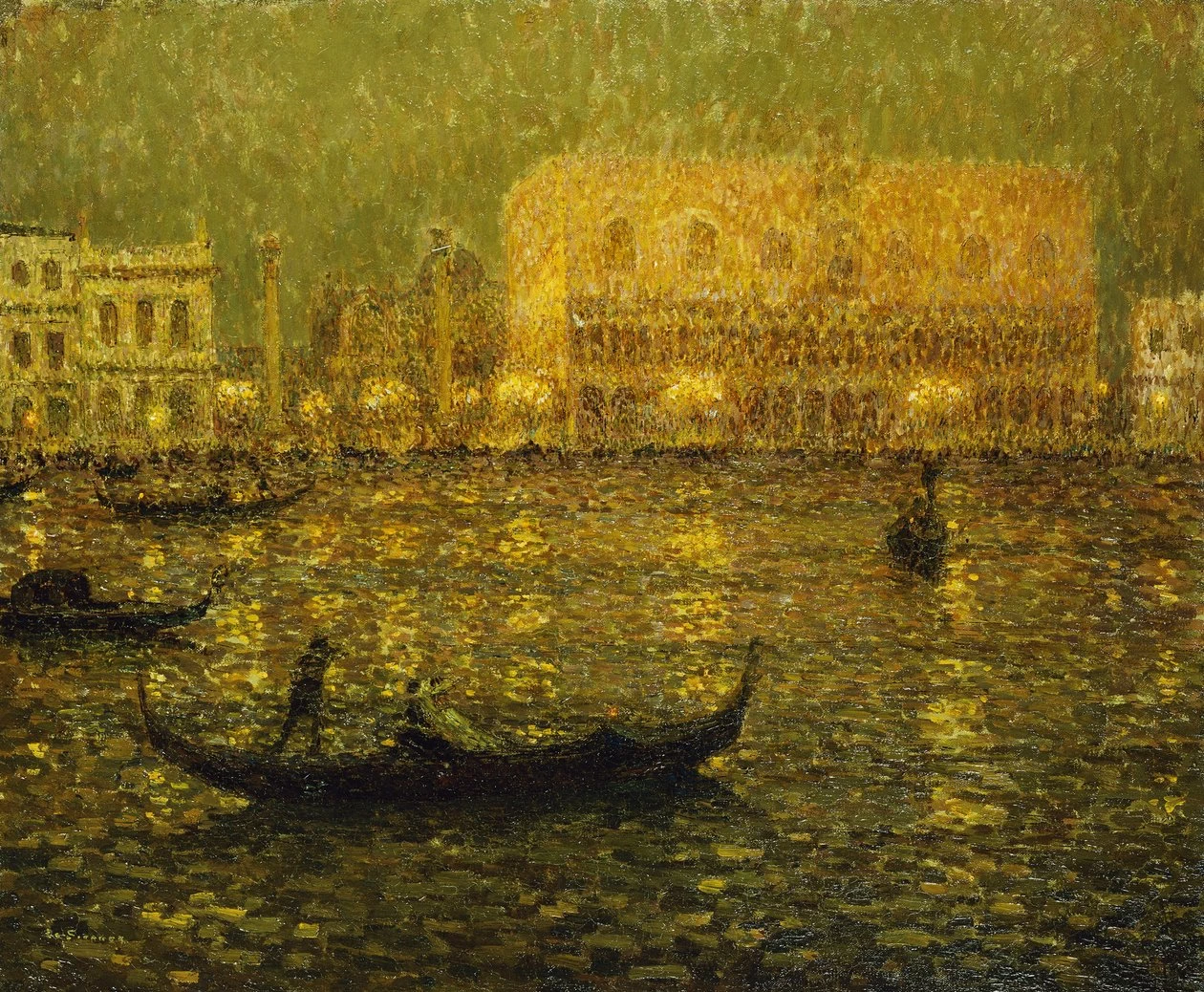 Henri Le Sidaner - Il Palazzo Ducale, Venezia